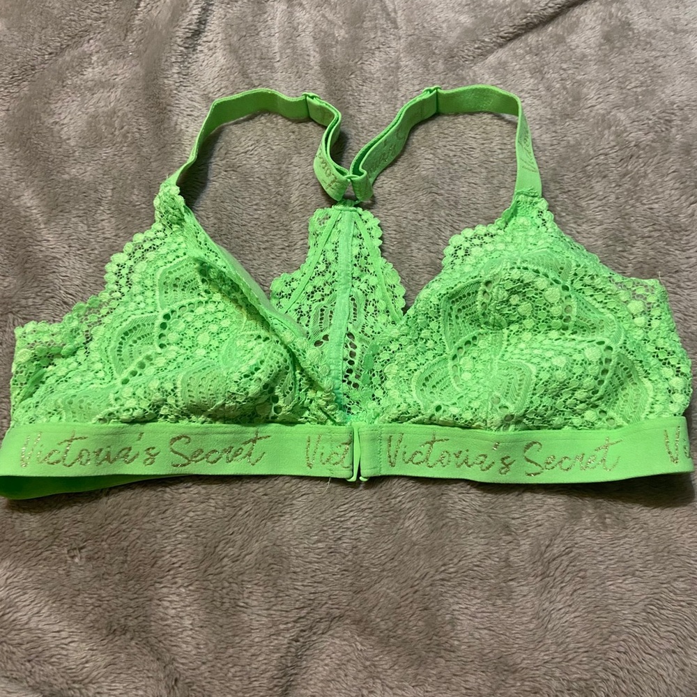 Victoria’s Secret Green Bra Lace